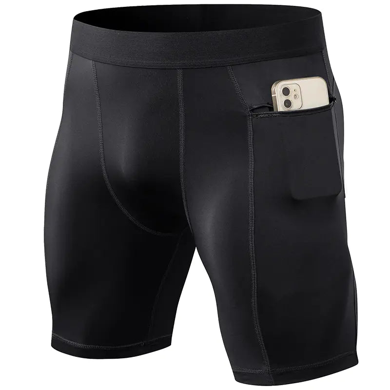 Men's Gym Shorts with Zipper Pockets -Secure Activewear Shorts - My Store