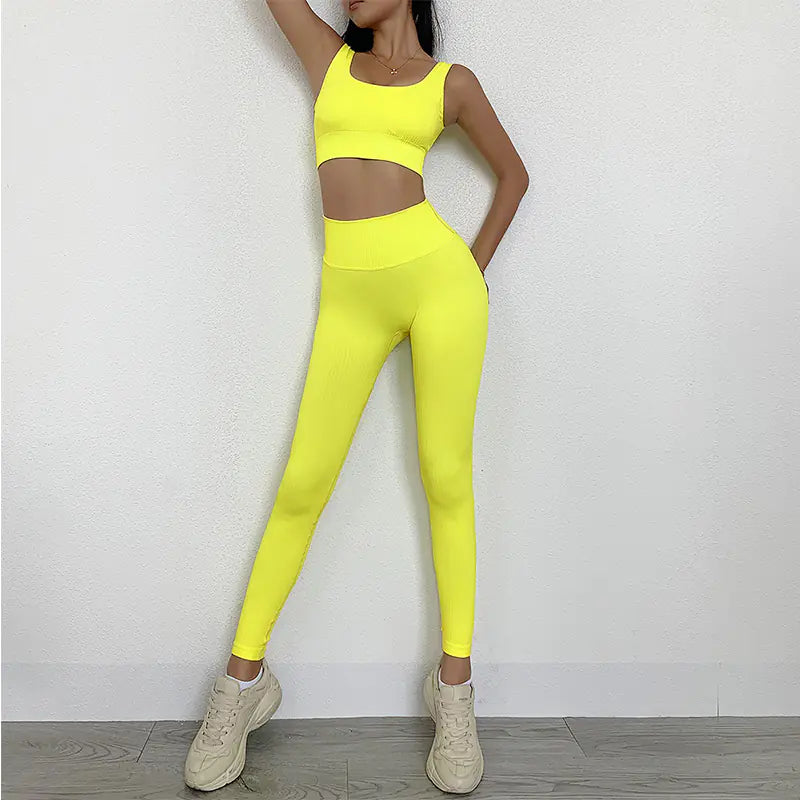 Seamless Yoga Set – Sculpted Fit & Second-Skin Comfort - My Store