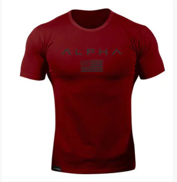 Muscle Captain Short Sleeve Gym T-Shirt -Fitted Bodybuilding Tee - My Store