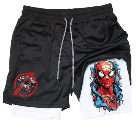 Marvel Spider-Man Venom Gym Shorts -Superhero Edition Sportswear - My Store