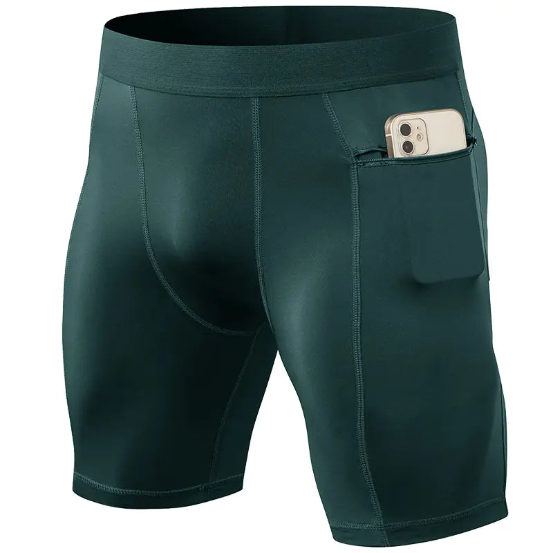 Men's Gym Shorts with Zipper Pockets -Secure Activewear Shorts - My Store