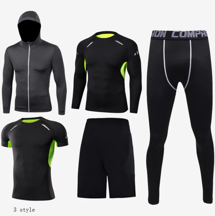 Men's Compression Fitness Set -Quick Dry Performance Gear - My Store