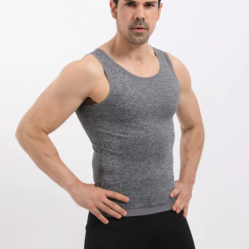 Sweat Vest Heat-Trapping Compression Top -Fat Burning Workout Wear - My Store