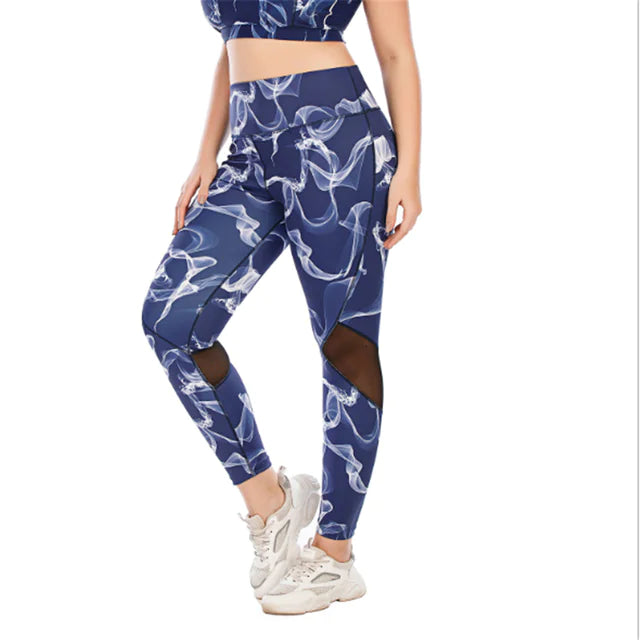 Plus Size Women's Yoga & Gym Fitness Set -Seamless Supportive Activewear - My Store