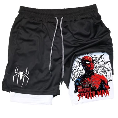 Marvel Spider-Man Venom Gym Shorts -Superhero Edition Sportswear - My Store