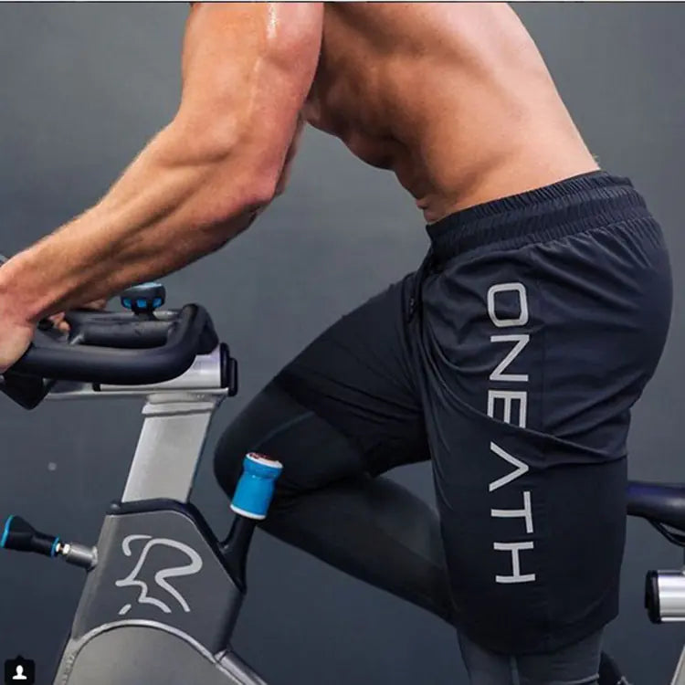 Elastic Waist Gym Shorts -Adjustable Lightweight Fitness Shorts - My Store
