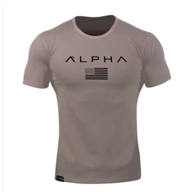 Muscle Captain Short Sleeve Gym T-Shirt -Fitted Bodybuilding Tee - My Store