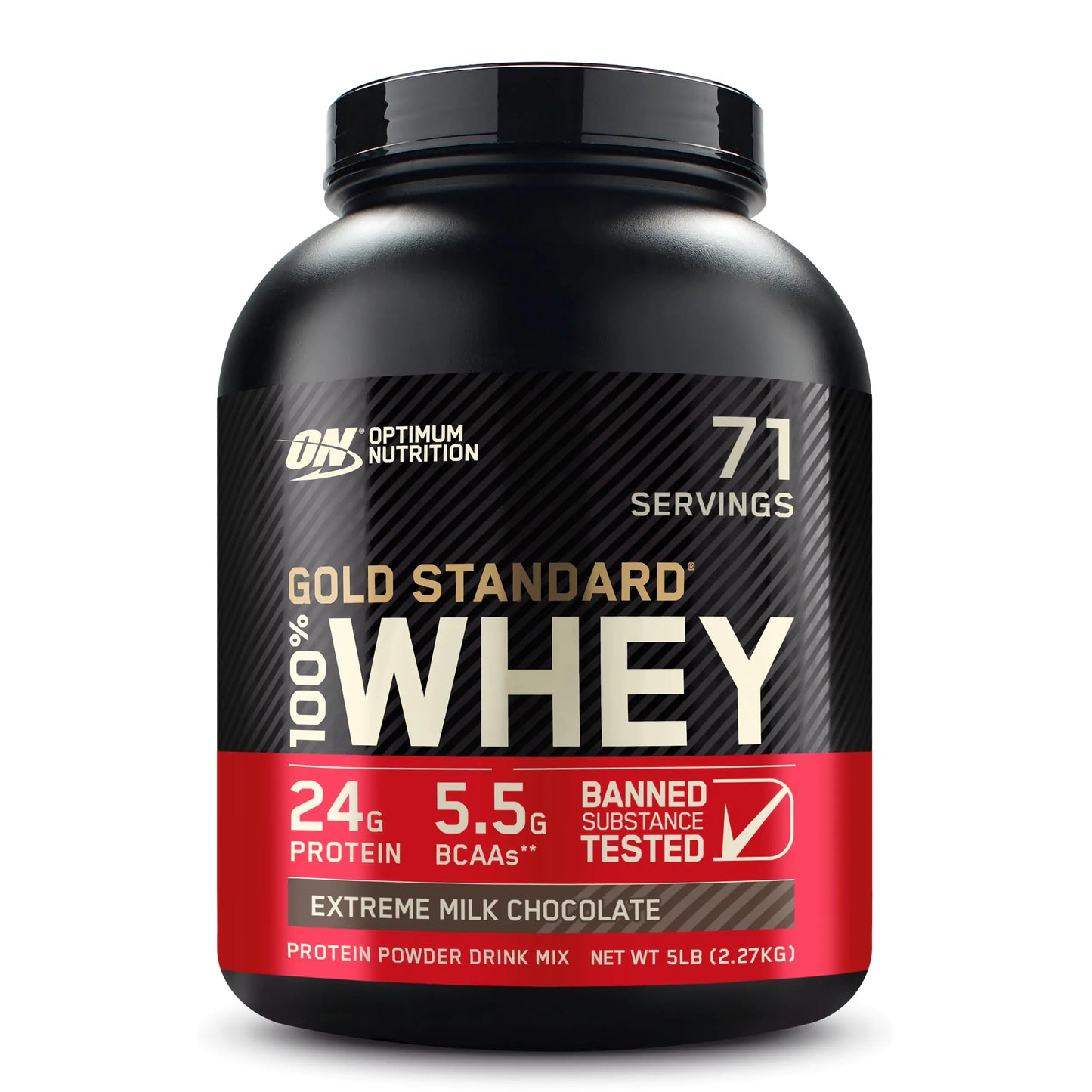 Optimum Nutrition Gold Standard 100% Whey Protein Powder Extreme Milk Chocolate 5 Pound (Packaging May Vary) - My Store