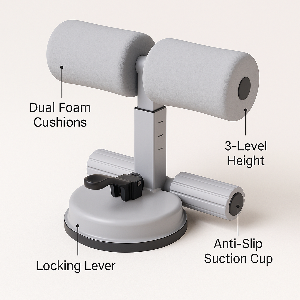 Sit-Up Assistant with Suction Fixation – Home Core Trainer - My Store