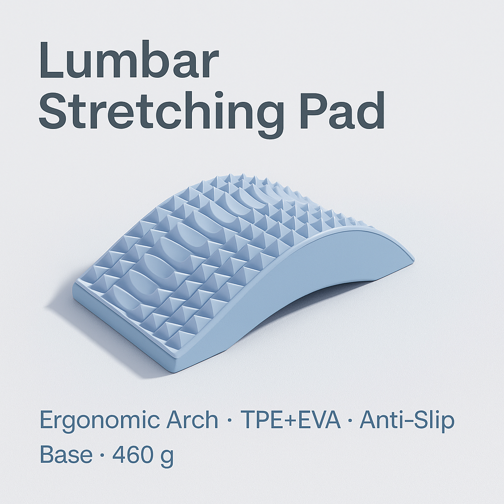 Lumbar Support Massaging Yoga Mat -Stretch & Relaxation Mat for Back Pain - My Store