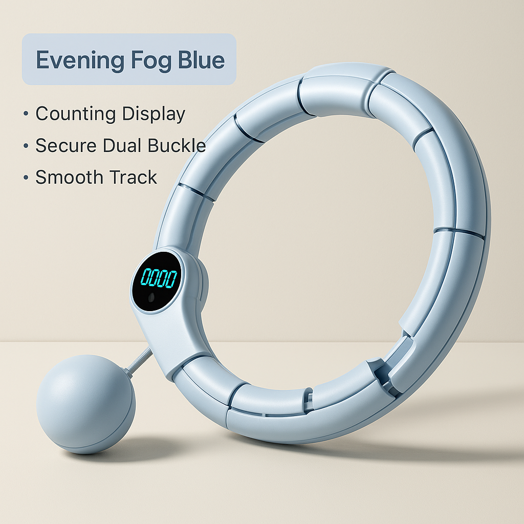 Smart Counting Hula Hoop – Weighted Hoop for Women’s Fitness & Fat Burn - My Store