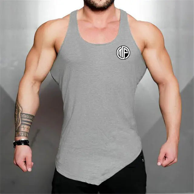 Breathable Cotton Men's Gym Training Vest -Lightweight Workout Tank - My Store