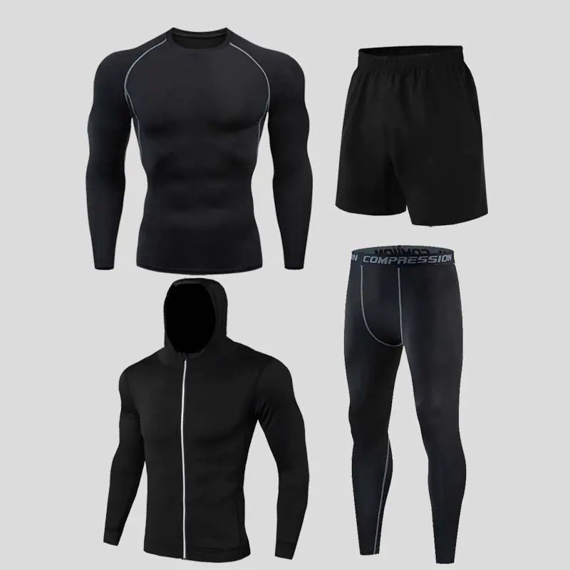 Men's Compression Fitness Set -Quick Dry Performance Gear - My Store