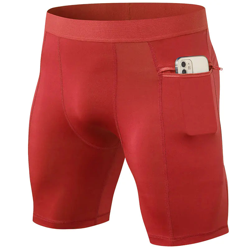 Men's Gym Shorts with Zipper Pockets -Secure Activewear Shorts - My Store