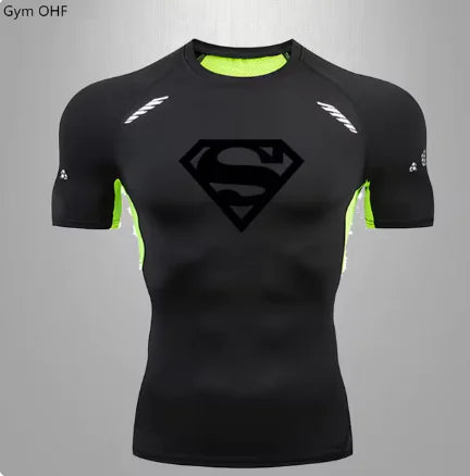 Men's Sports Quick Dry Compression T-Shirt -Stretch Performance Fit - My Store