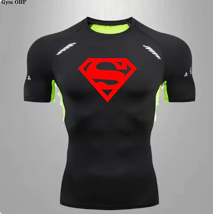 Men's Sports Quick Dry Compression T-Shirt -Stretch Performance Fit - My Store