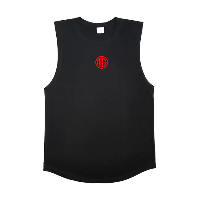 Men's Cotton Gym Singlet -Classic Bodybuilding Tank - My Store