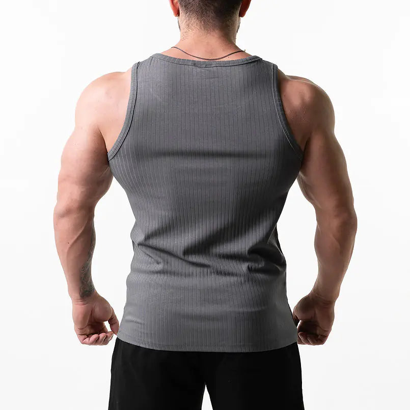 Cotton Exercise Vest -Lightweight Breathable Gym Top - My Store