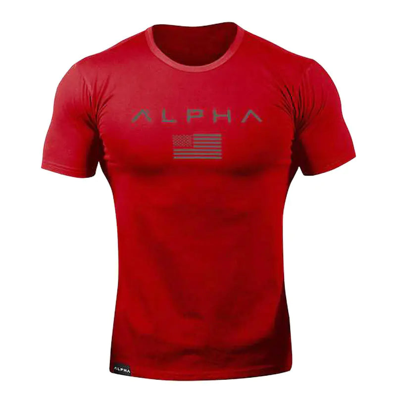 Muscle Captain Short Sleeve Gym T-Shirt -Fitted Bodybuilding Tee - My Store