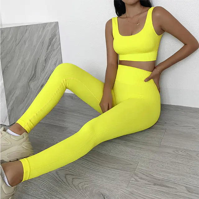 Seamless Yoga Set – Sculpted Fit & Second-Skin Comfort - My Store