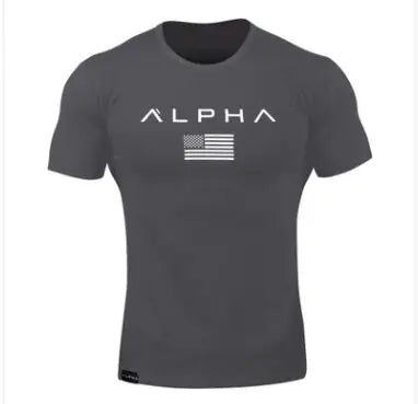 Muscle Captain Short Sleeve Gym T-Shirt -Fitted Bodybuilding Tee - My Store