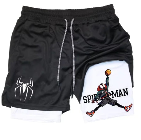 Marvel Spider-Man Venom Gym Shorts -Superhero Edition Sportswear - My Store