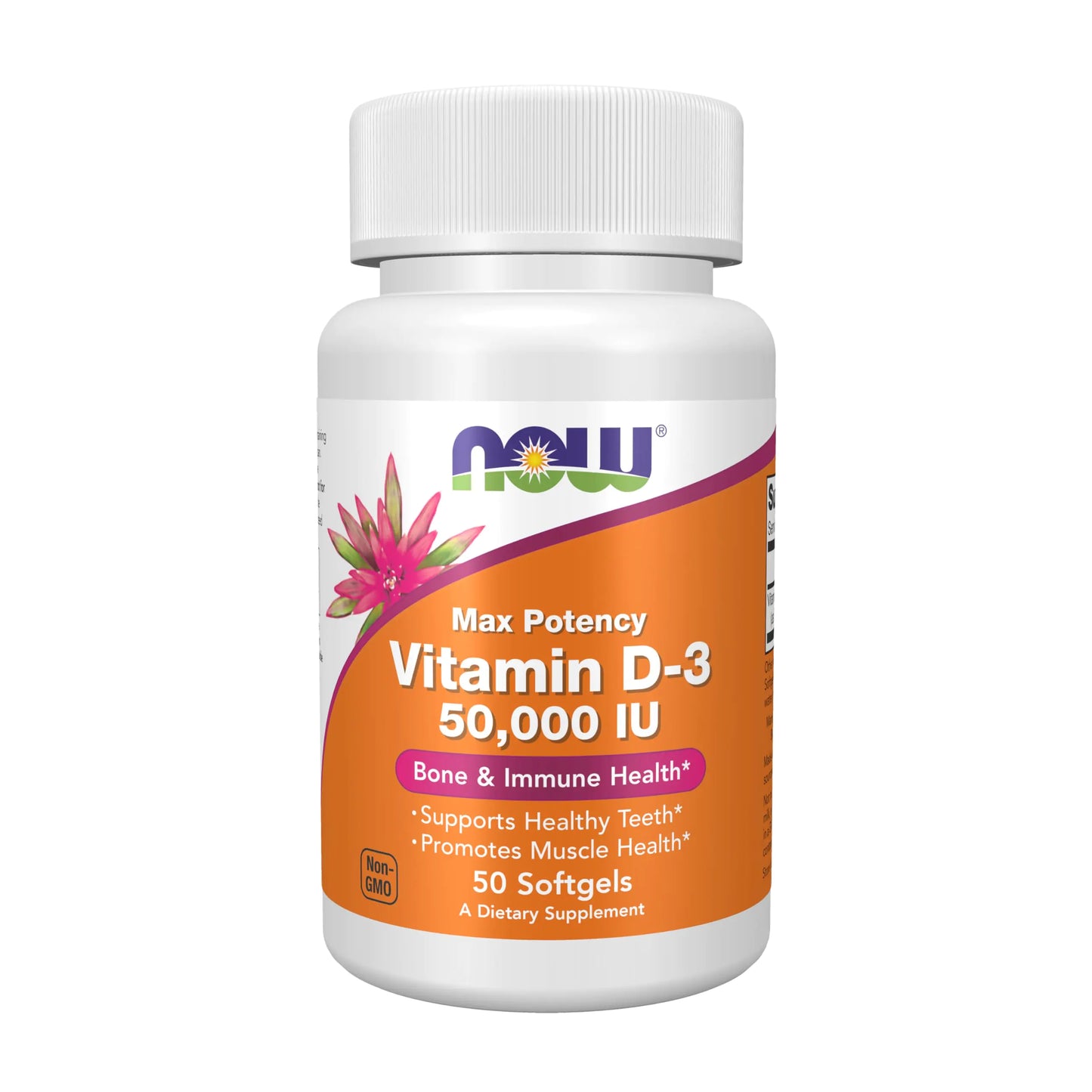 Vitamin D-3 50,000 IU Softgels – High-Potency Bone & Muscle Support (50 Count) - My Store