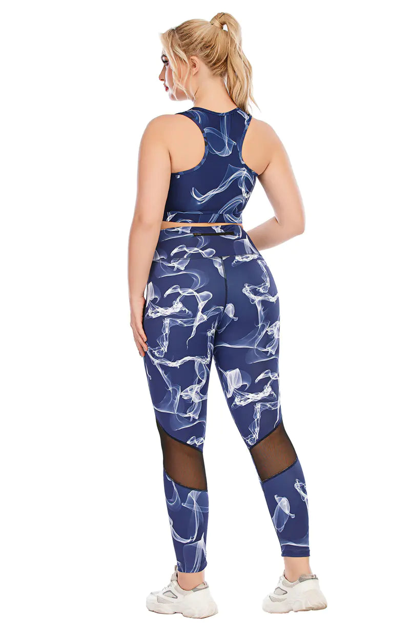 Plus Size Women's Yoga & Gym Fitness Set -Seamless Supportive Activewear - My Store