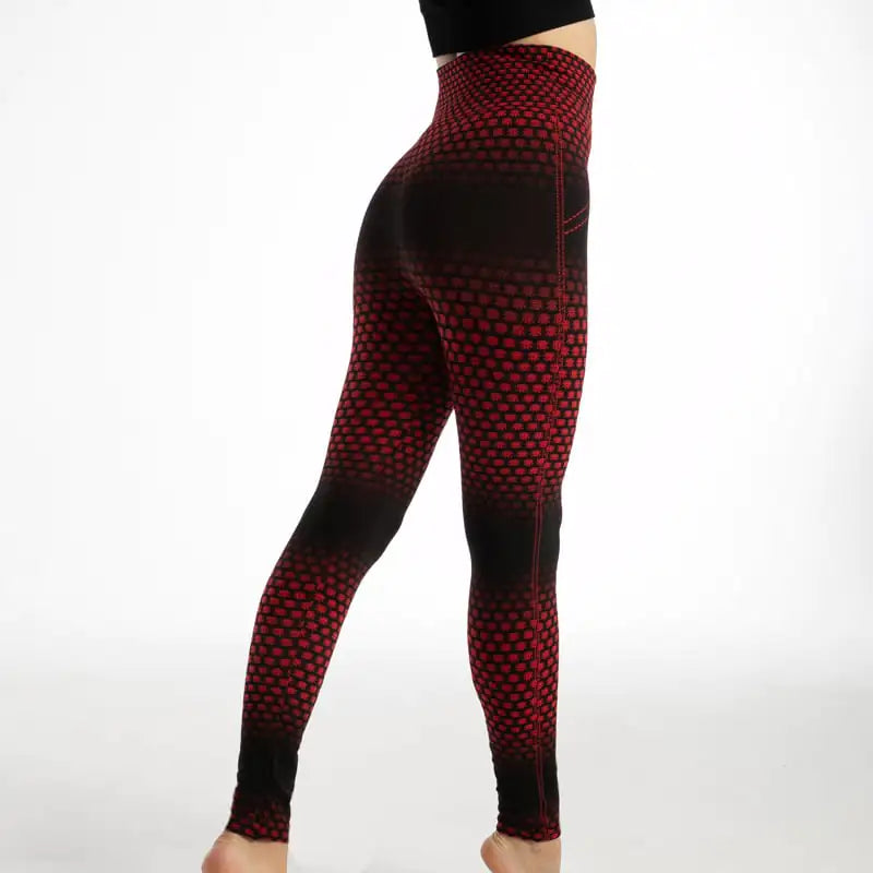 Leopard Print High Waist Gym Leggings -Stylish Compression Fit - My Store