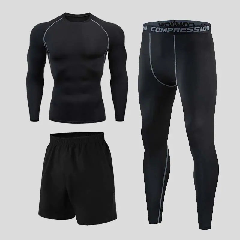 Men's Compression Fitness Set -Quick Dry Performance Gear - My Store