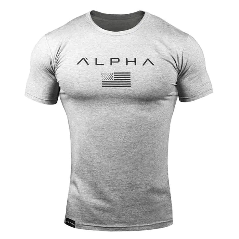 Muscle Captain Short Sleeve Gym T-Shirt -Fitted Bodybuilding Tee - My Store