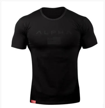 Muscle Captain Short Sleeve Gym T-Shirt -Fitted Bodybuilding Tee - My Store
