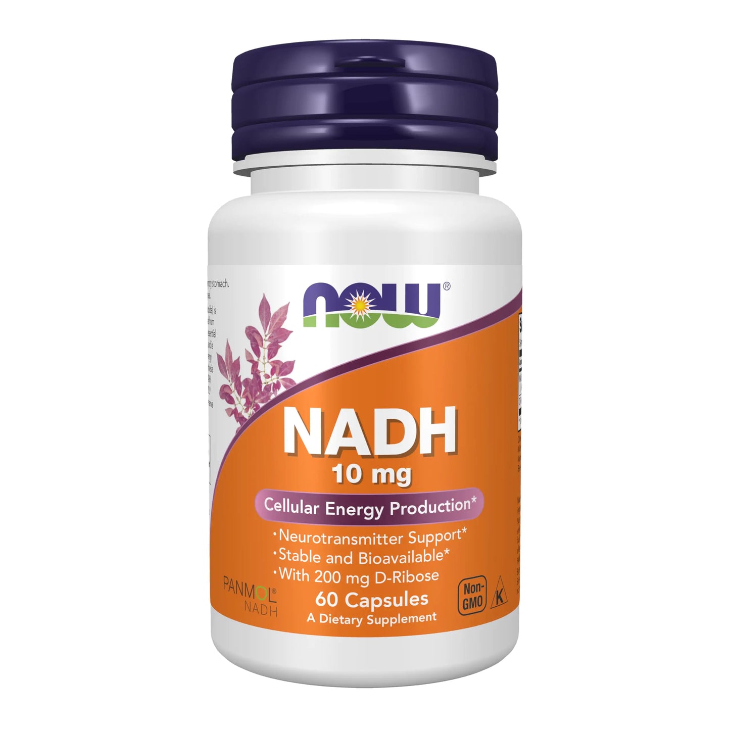 NADH (Reduced Nicotinamide Adenine Dinucleotide) 10 mg with 200 mg D-Ribose 60 Veg Capsules - My Store