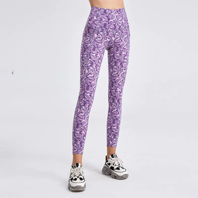 High Waist Double Pocket Gym Pants – Stretchy Tummy Control Leggings - My Store