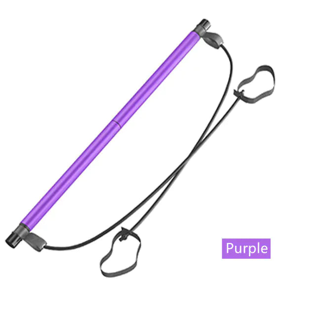 Portable Yoga Pilates Stick with Resistance Bands - My Store