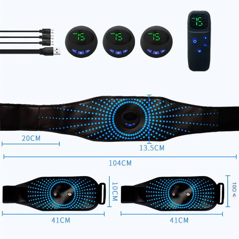 Upgraded Silicone Fitness Belt – Abdominal Slimming & Core Massage Trainer - My Store