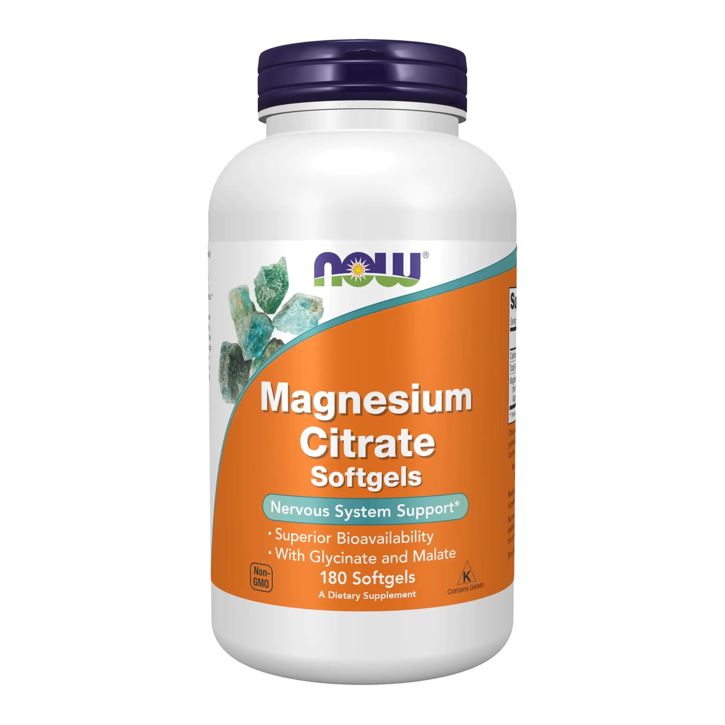 Magnesium Citrate With Glycinate & Malate Nervous System Support* 180 Softgels - My Store
