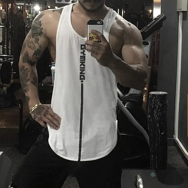 Men's Sleeveless Gym Vest -Breathable Fitness Training Top - My Store