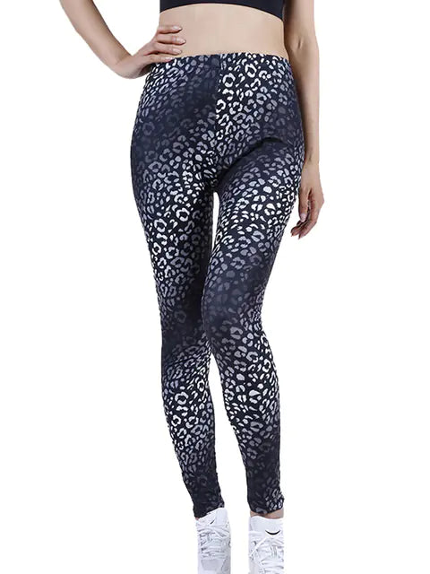 Summer Flower Print Gym Leggings – Stretchy Floral Workout Pants - My Store