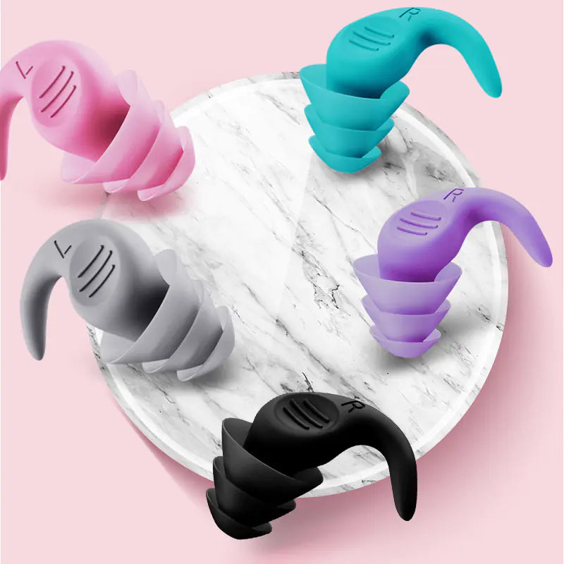 Silicone Soundproof Earplugs for Swimming & Sleeping - My Store