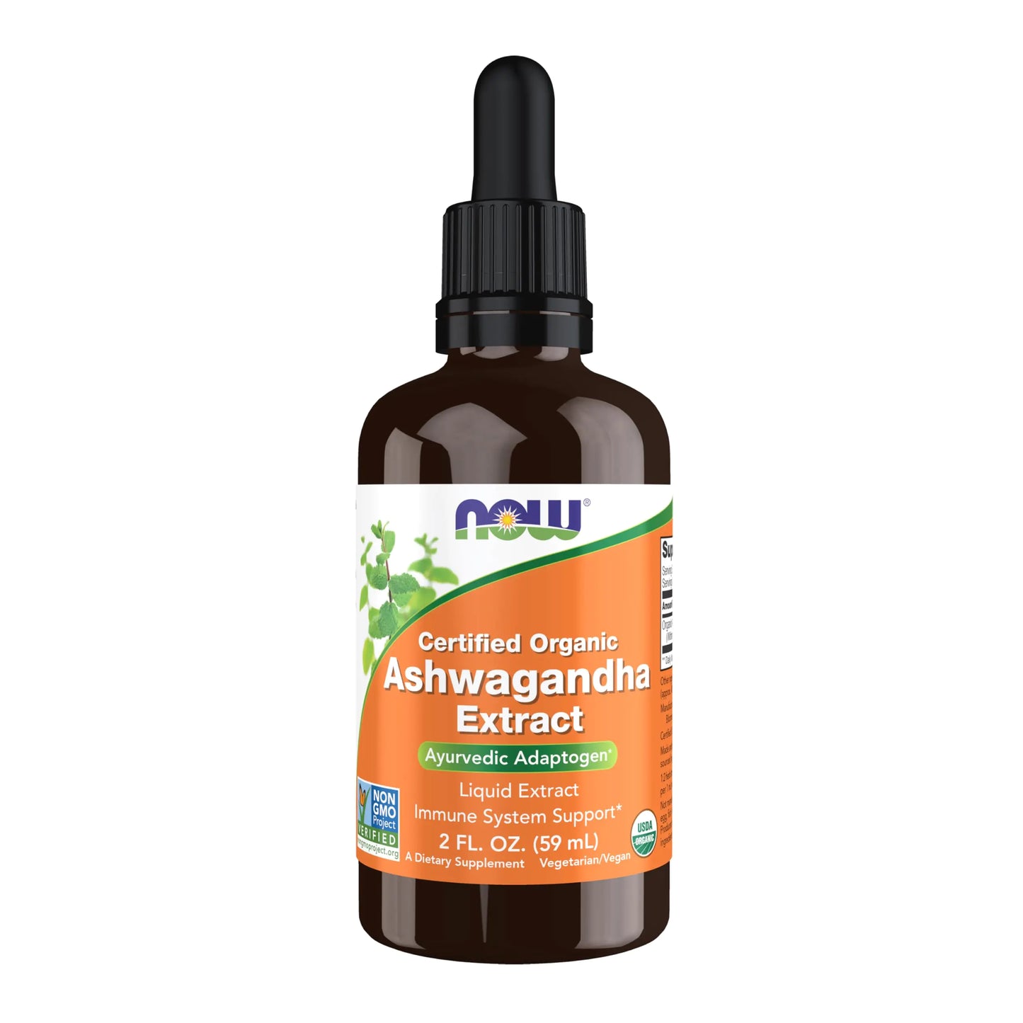 Ashwagandha Liquid Extract Organic Immune System Support 2 fluid ounces - My Store