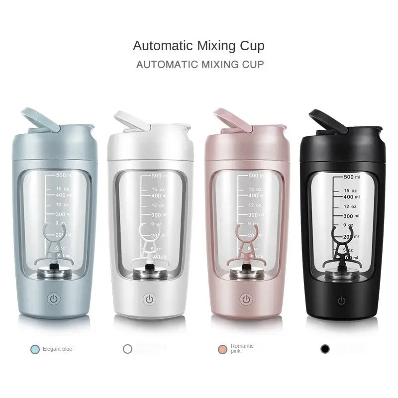 Electric Portable Whey Protein Shaker Bottle -Rechargeable Mixing Cup - My Store