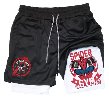 Marvel Spider-Man Venom Gym Shorts -Superhero Edition Sportswear - My Store