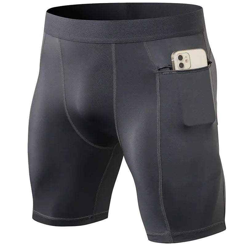 Men's Gym Shorts with Zipper Pockets -Secure Activewear Shorts - My Store