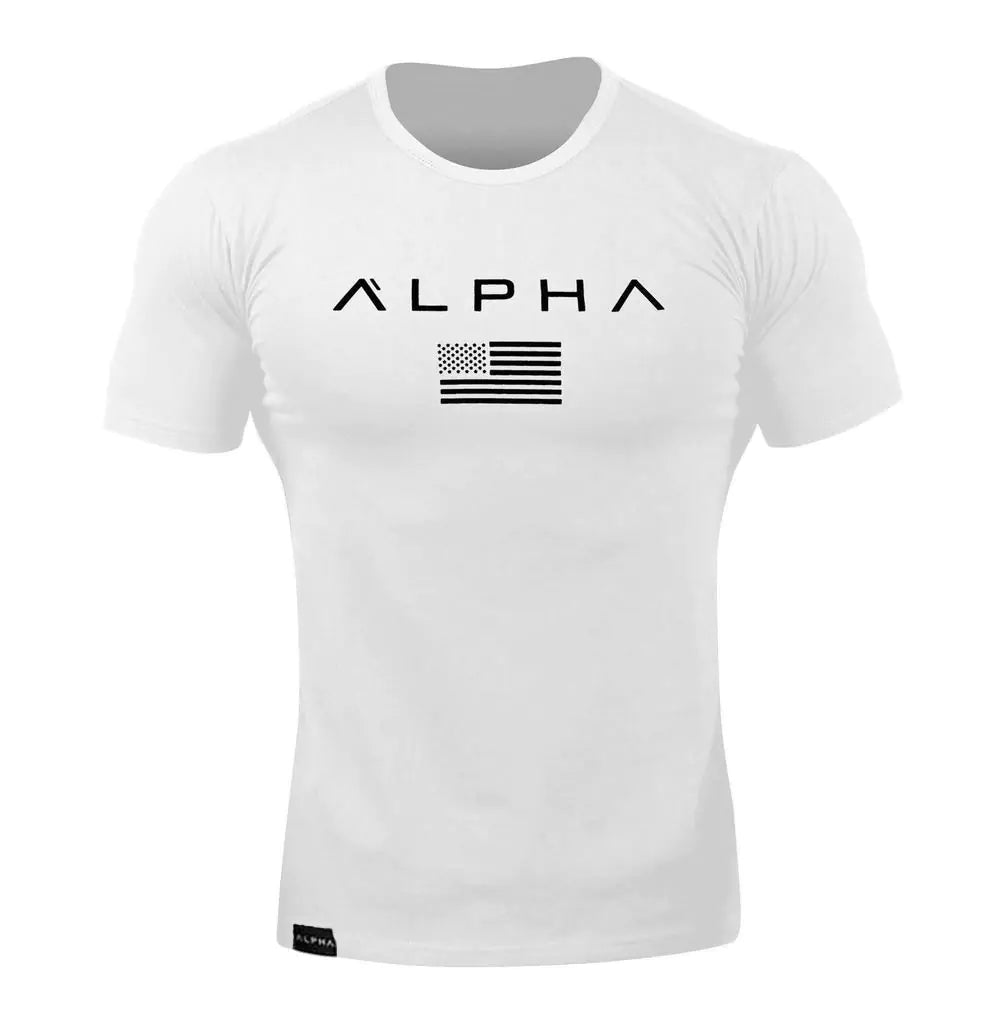 Muscle Captain Short Sleeve Gym T-Shirt -Fitted Bodybuilding Tee - My Store