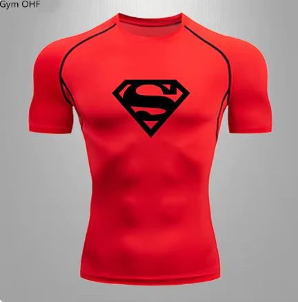 Men's Sports Quick Dry Compression T-Shirt -Stretch Performance Fit - My Store