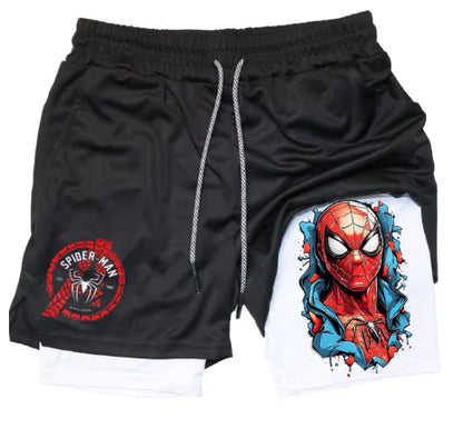 Marvel Spider-Man Venom Gym Shorts -Superhero Edition Sportswear - My Store