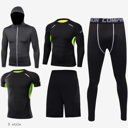 Men's Compression Fitness Set -Quick Dry Performance Gear - My Store