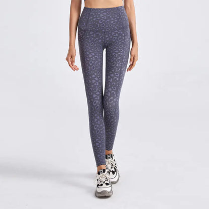 High Waist Double Pocket Gym Pants – Stretchy Tummy Control Leggings - My Store