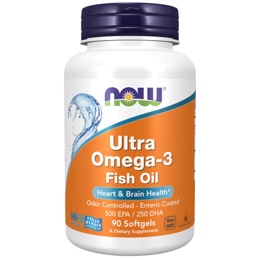 Supplements Ultra Omega-3 Molecularly Distilled and Enteric Coated 90 Softgels - My Store